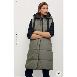 Reversible Quilted Gilet, Mango, size S